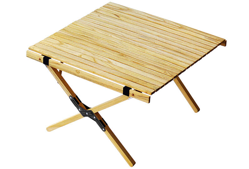WOOD ROLL TOP TABLE